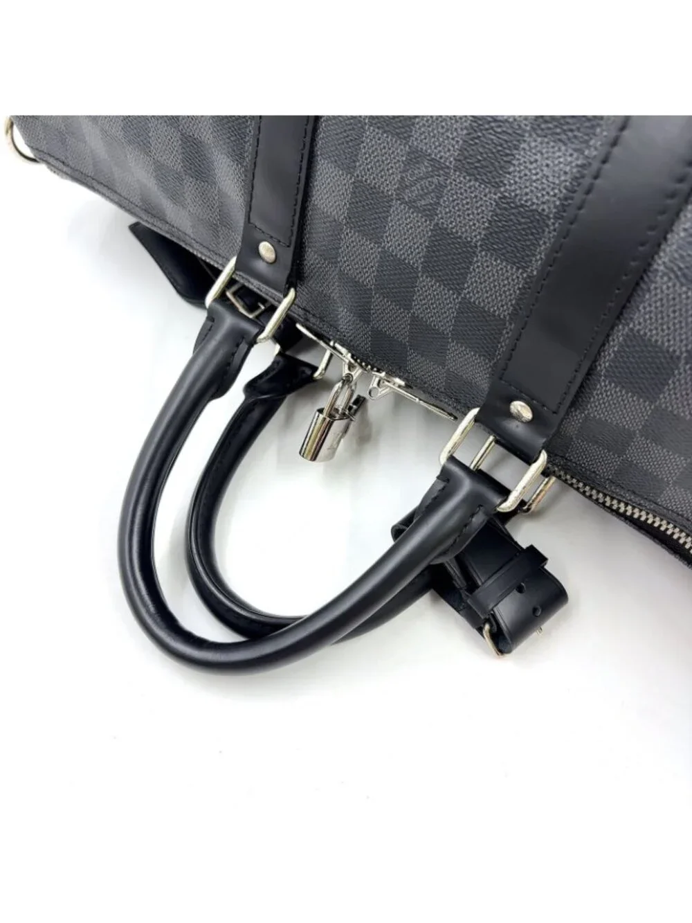 Louis Vuitton Keepall Bandouliere 45 Damier Graphite Leather